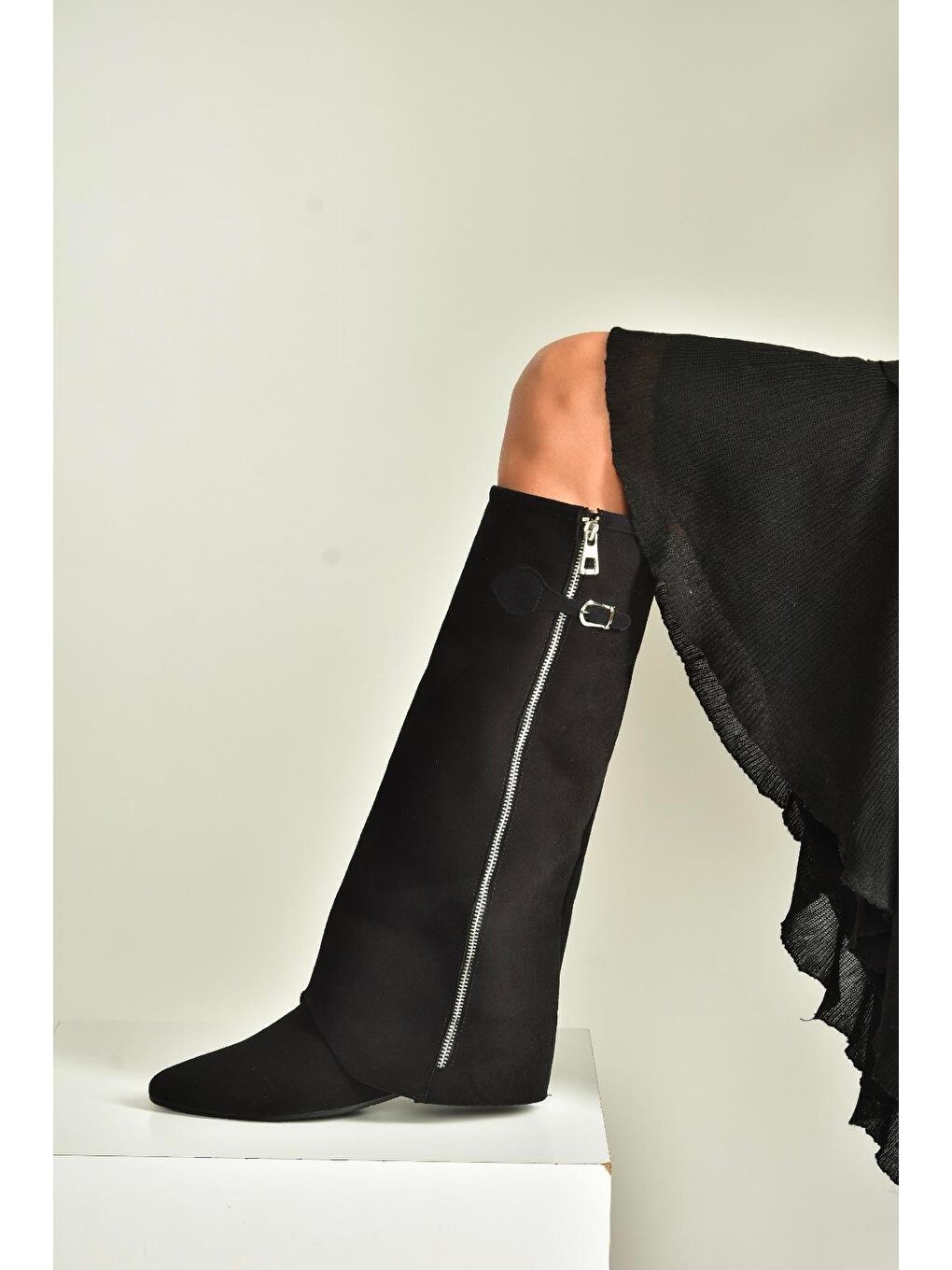 Siyah Kadın Çizme V380526402-5