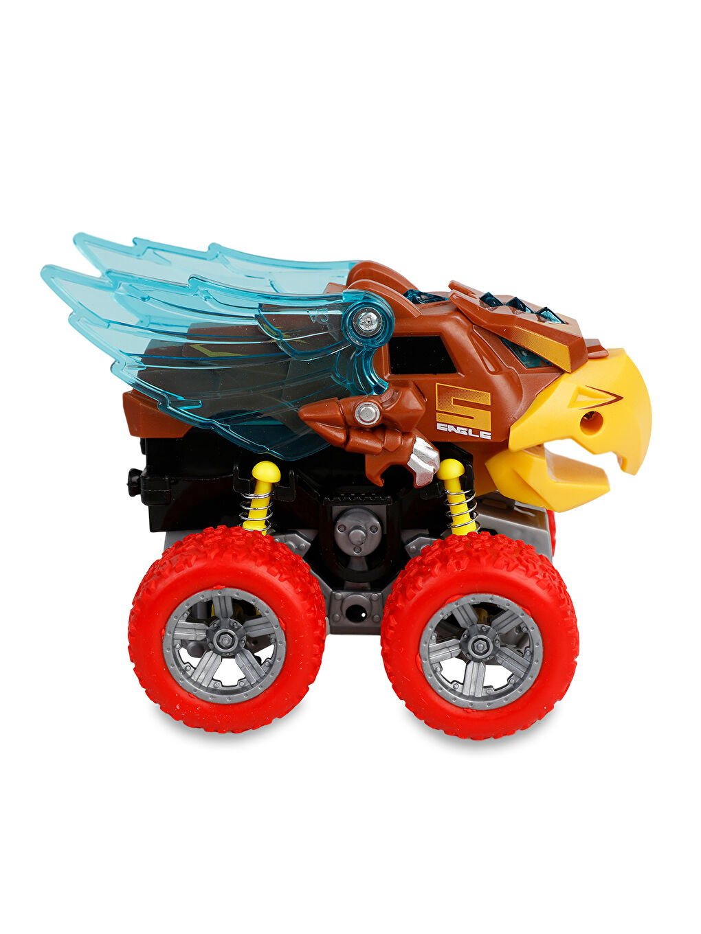 Sürtmeli Işıklı ve Sesli Kanatlı Gösteri Arabası Kahve-1