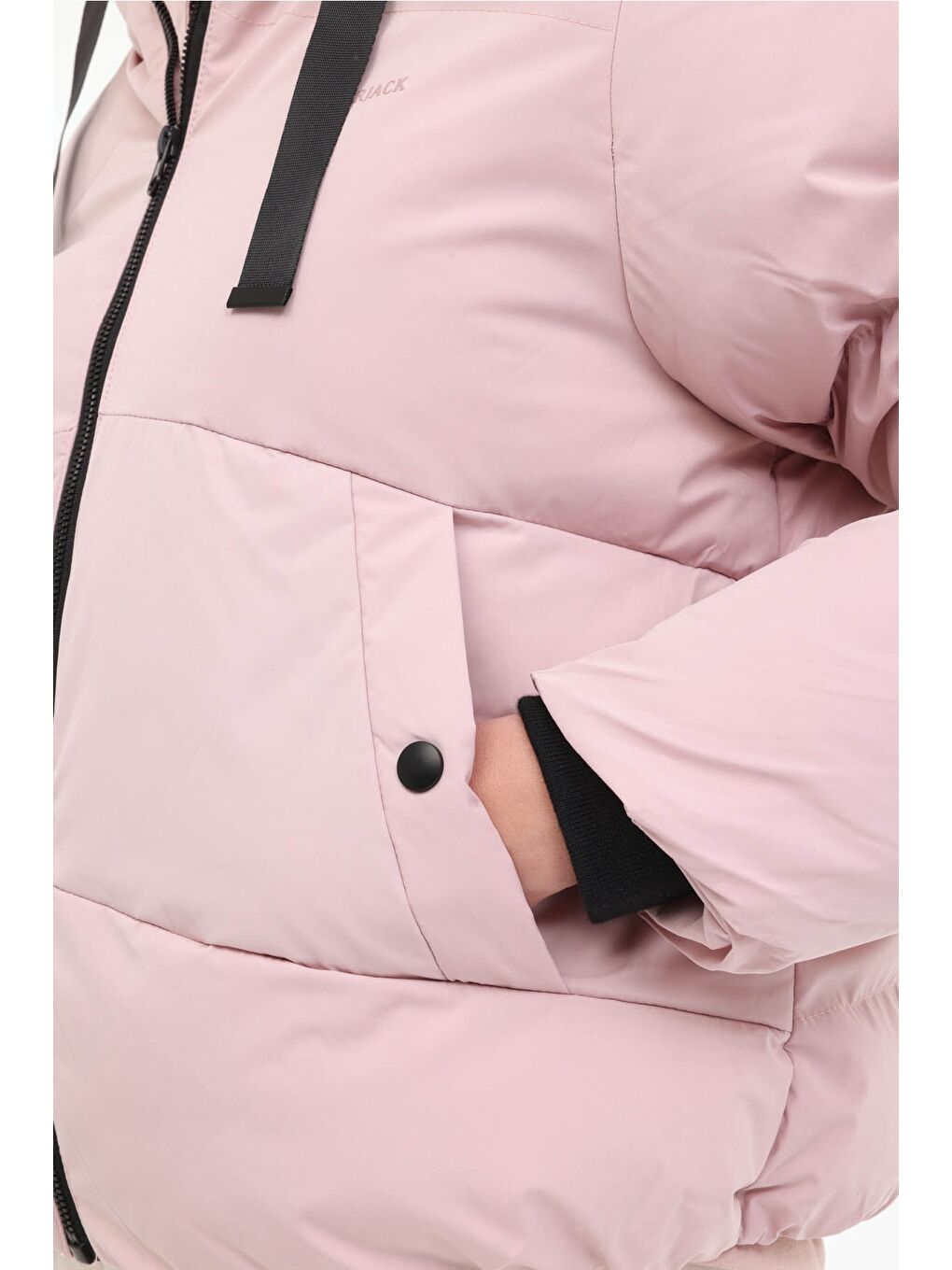 WL NORA 2-212171010 4PR Pembe Kadın Kısa Kaban-4