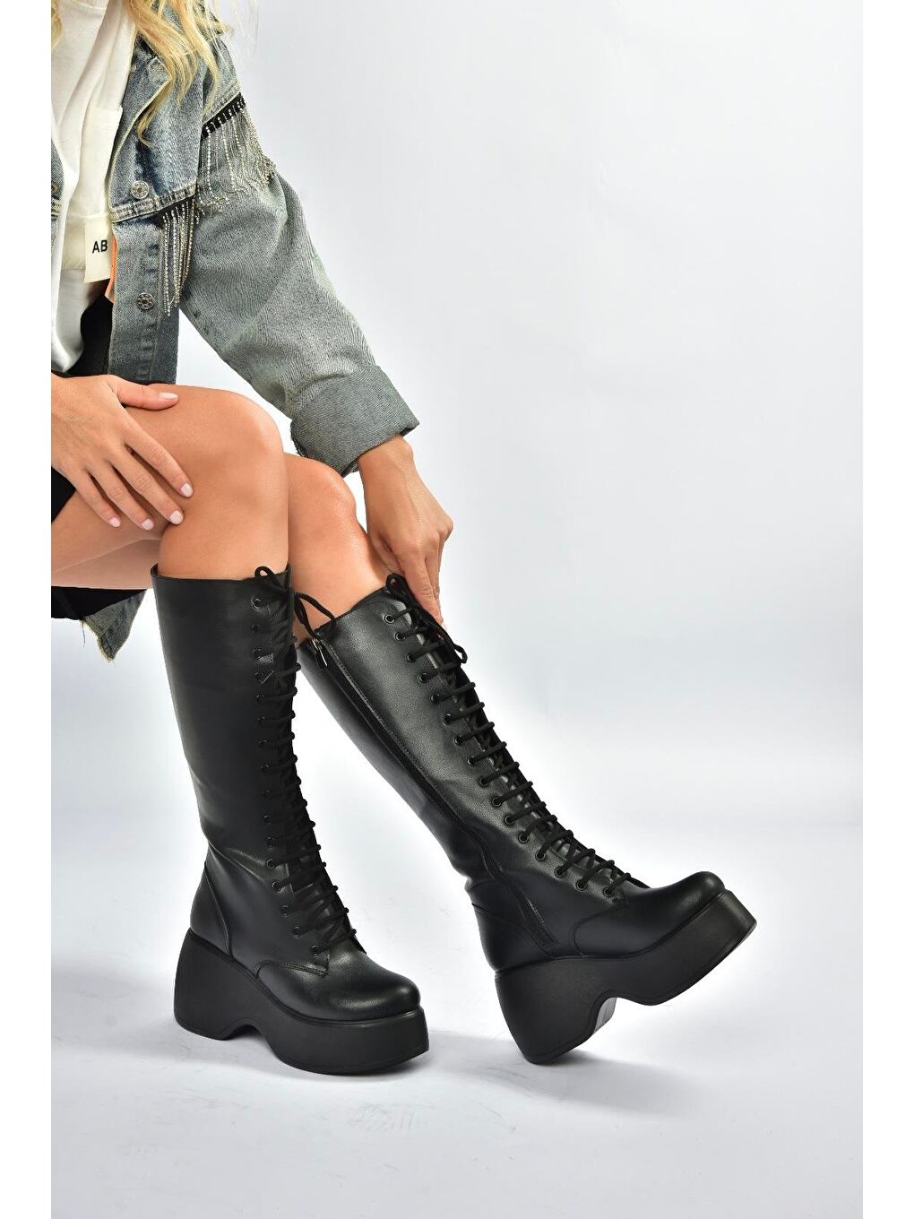 Siyah Kadın Çizme V965307009-1