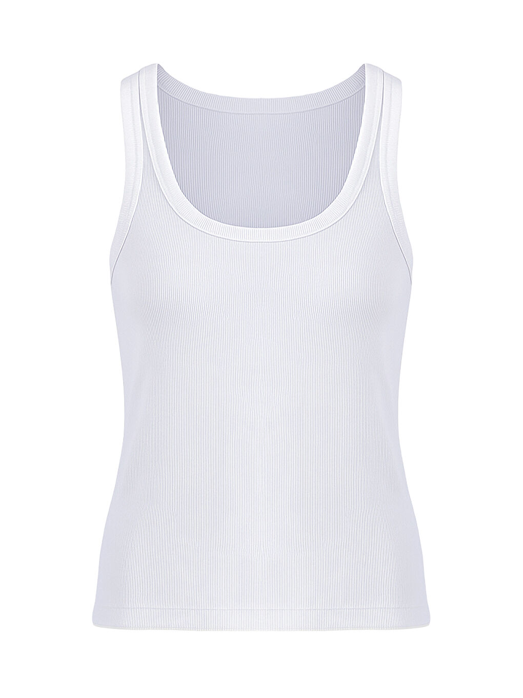 Siyah Kadın Pamuklu U Yaka Kaşkorse Atlet 2 Adet-2