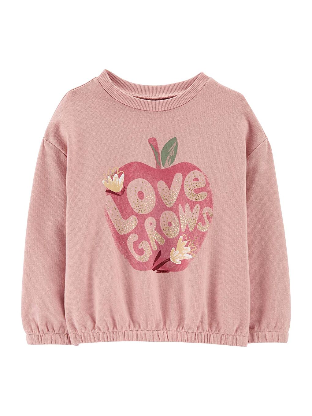 Küçük Kız Çocuk Sweatshirt Pembe