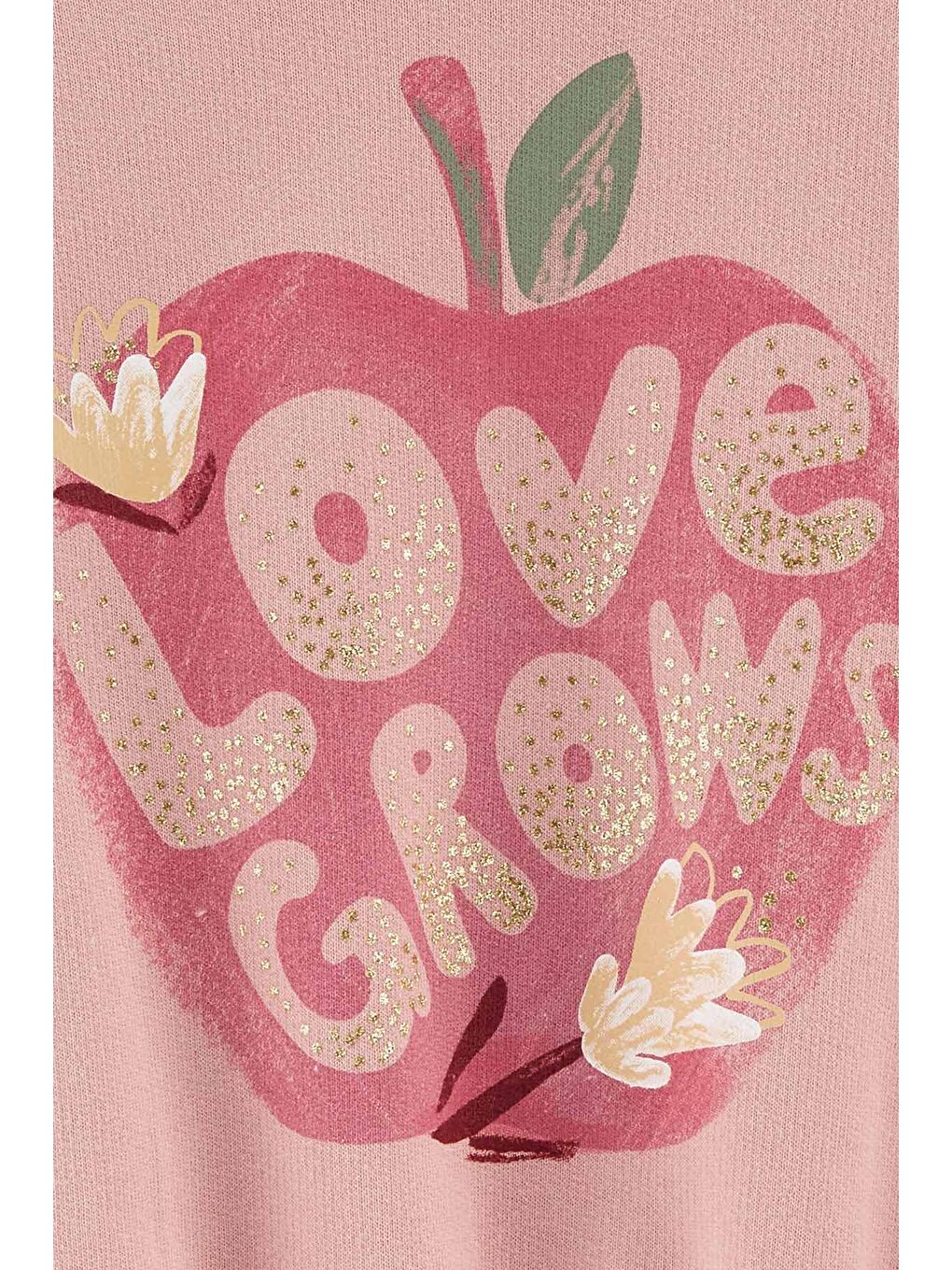 Küçük Kız Çocuk Sweatshirt Pembe-1