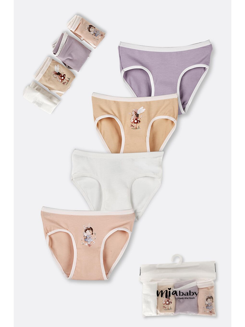 Karışık Kız Dörtlü Külot-1