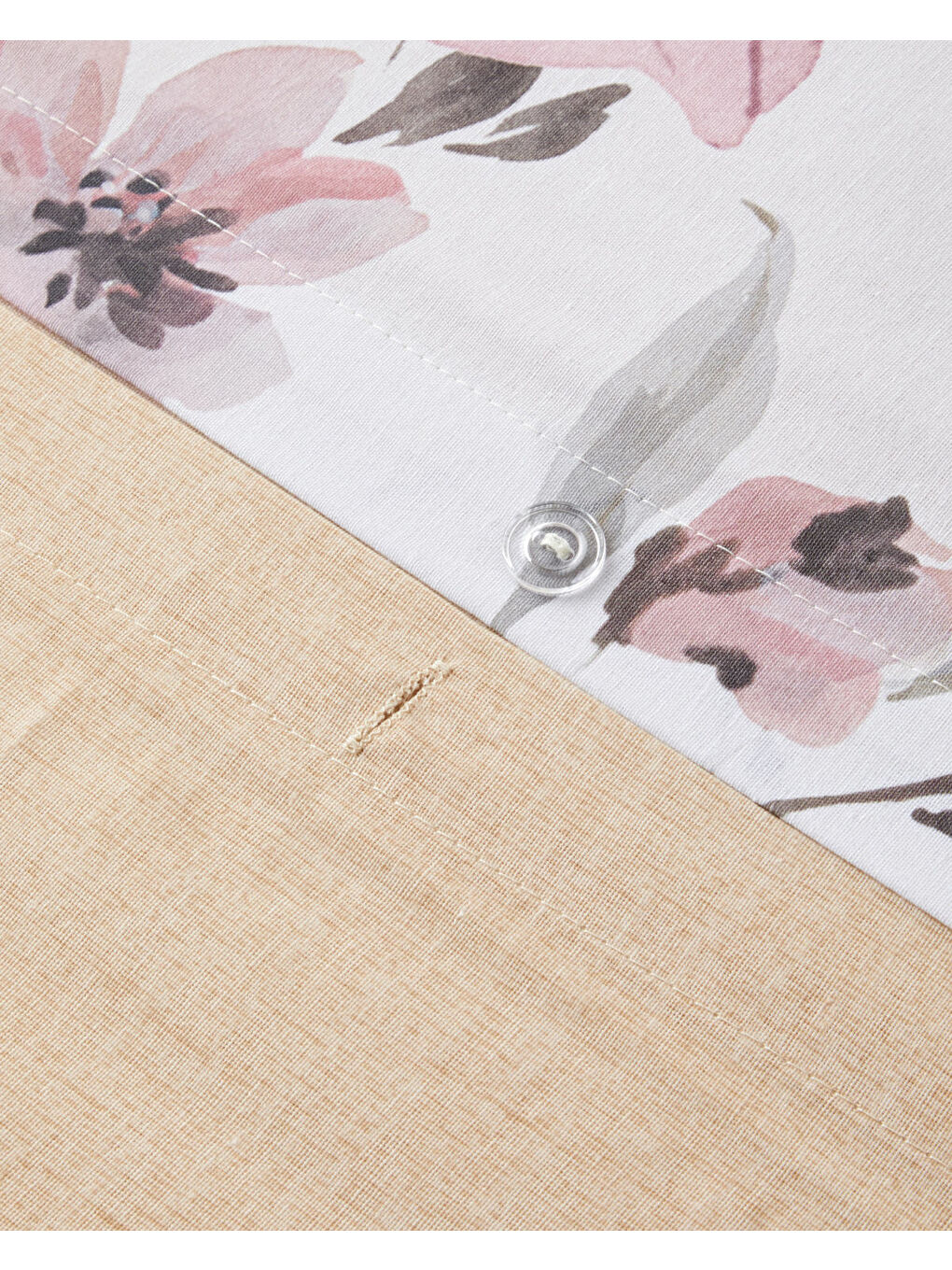 Bright Garden Dijital Baskılı Kolay Ütülenir Çift Kişilik Nevresim Takımı 200x220 cm Pembe - Sarı-6