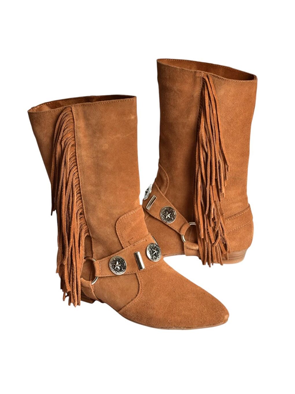 Kahverengi Taba Kadın Bot V380625502-7