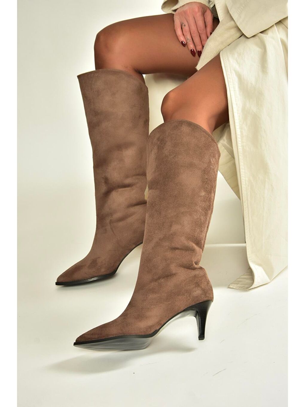 Kahverengi Kadın Çizme V404021102-3