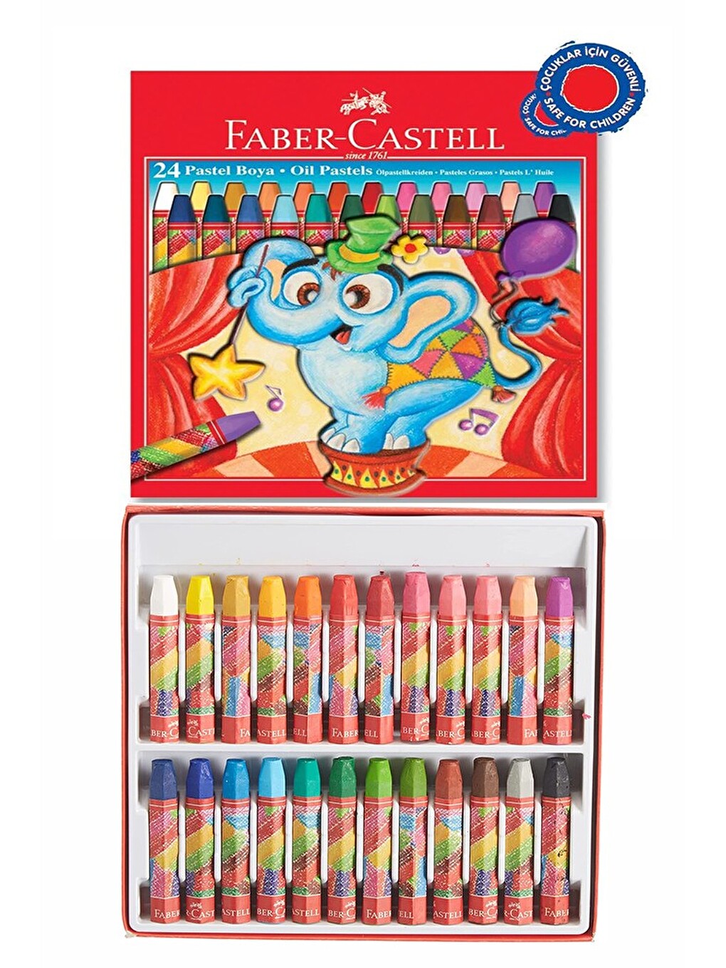 24 Renk Pastel Boya 25x35 Cm Telli Spralli Resim Defteri Pastel Dağıtma Kalemi 15 Yaprak Resim Defte-1