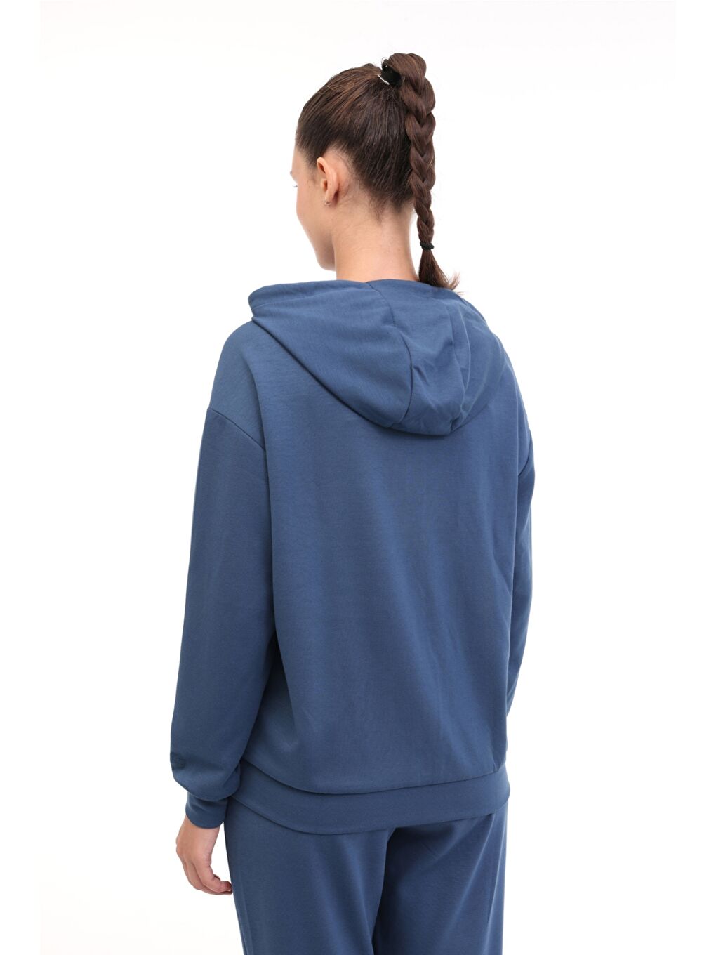 WB CARLA-H GINSEN 5PR Mavi Kadın Eşofman Üstü-1