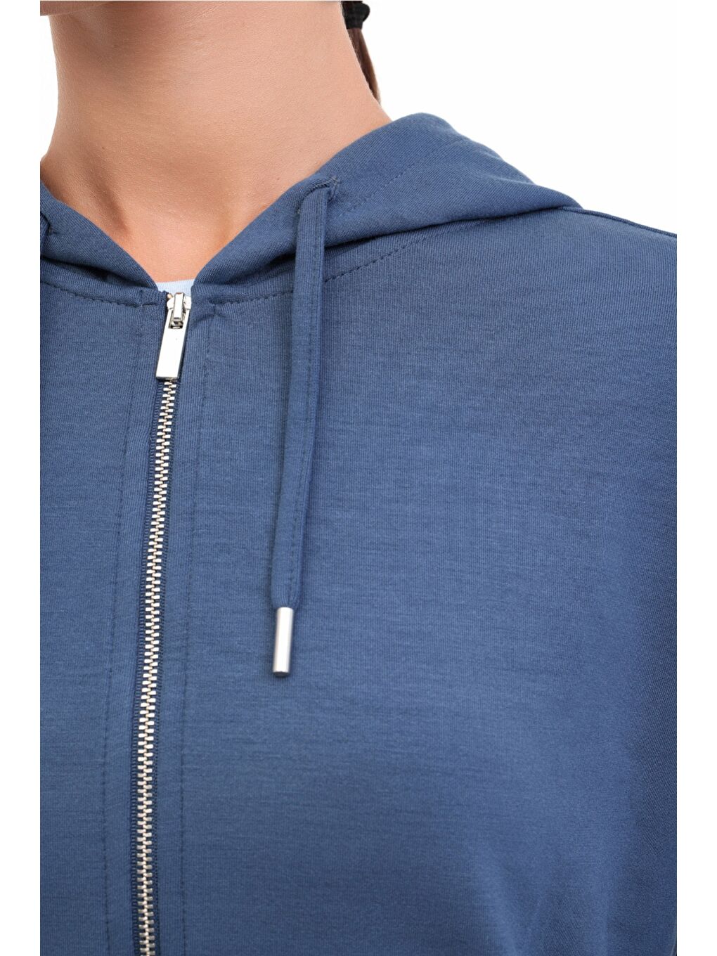 WB CARLA-H GINSEN 5PR Mavi Kadın Eşofman Üstü-3