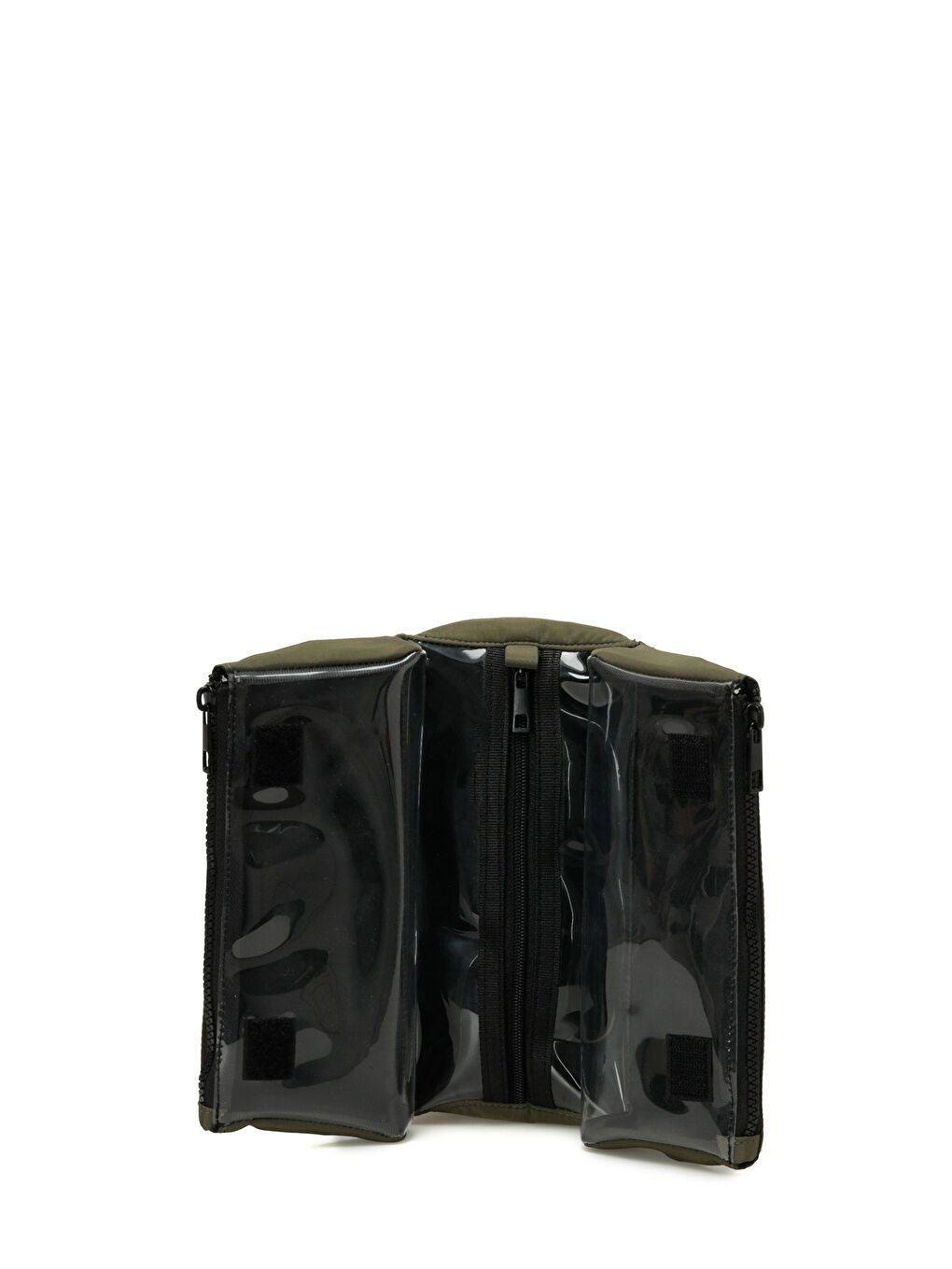 MAKEUP BAG 5PR Haki Kadın Makyaj Çantası-3