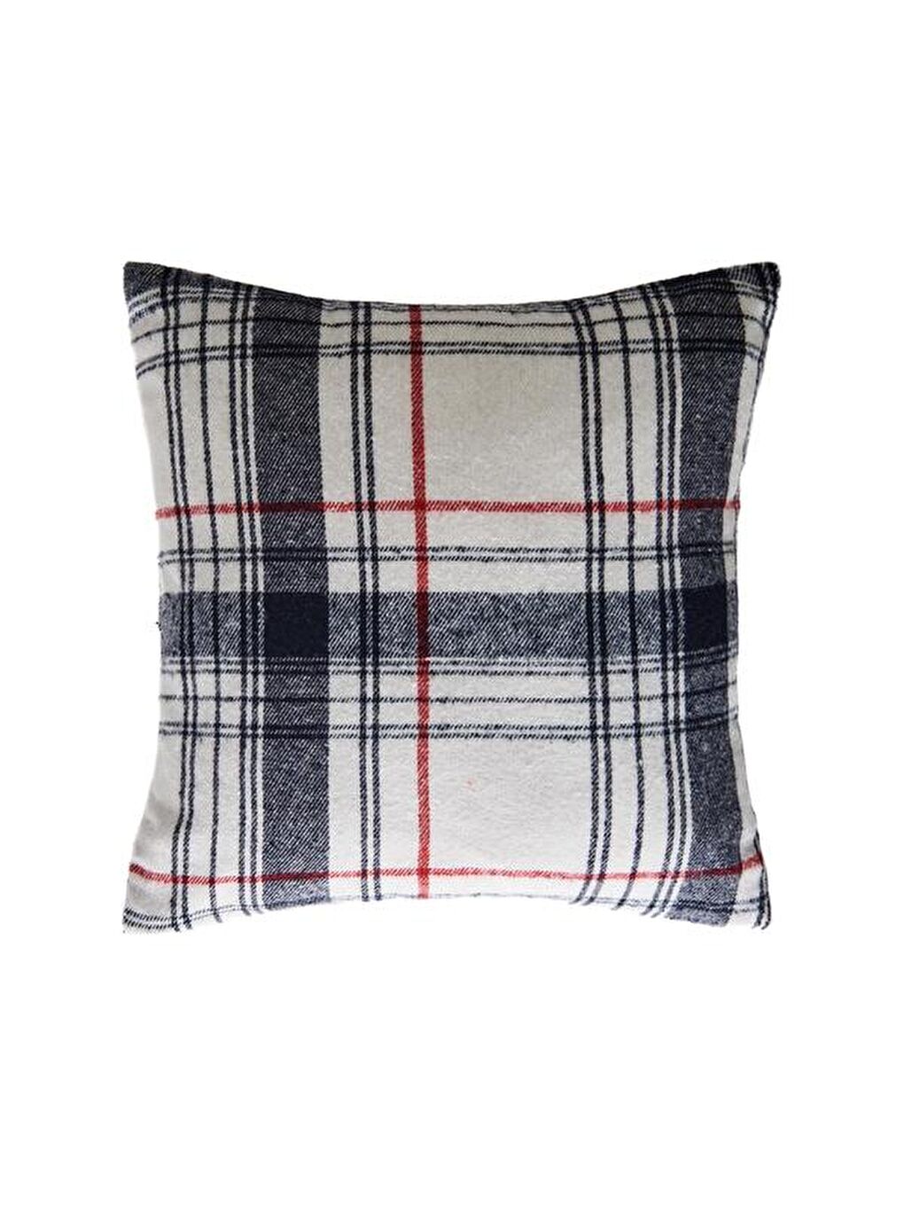 Karışık Ekose Desenli Kırlent - Renkli - 40x40 cm-3