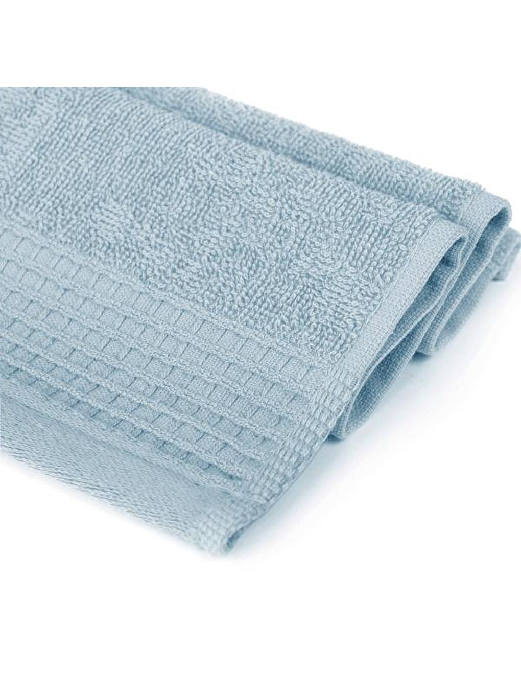 Vionel 2'li Havlu Seti - Mavi - 30x30 cm-2
