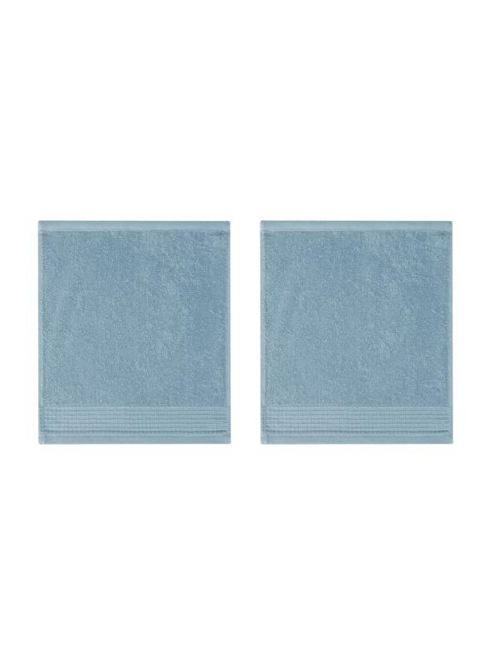 Vionel 2'li Havlu Seti - Mavi - 30x30 cm-3