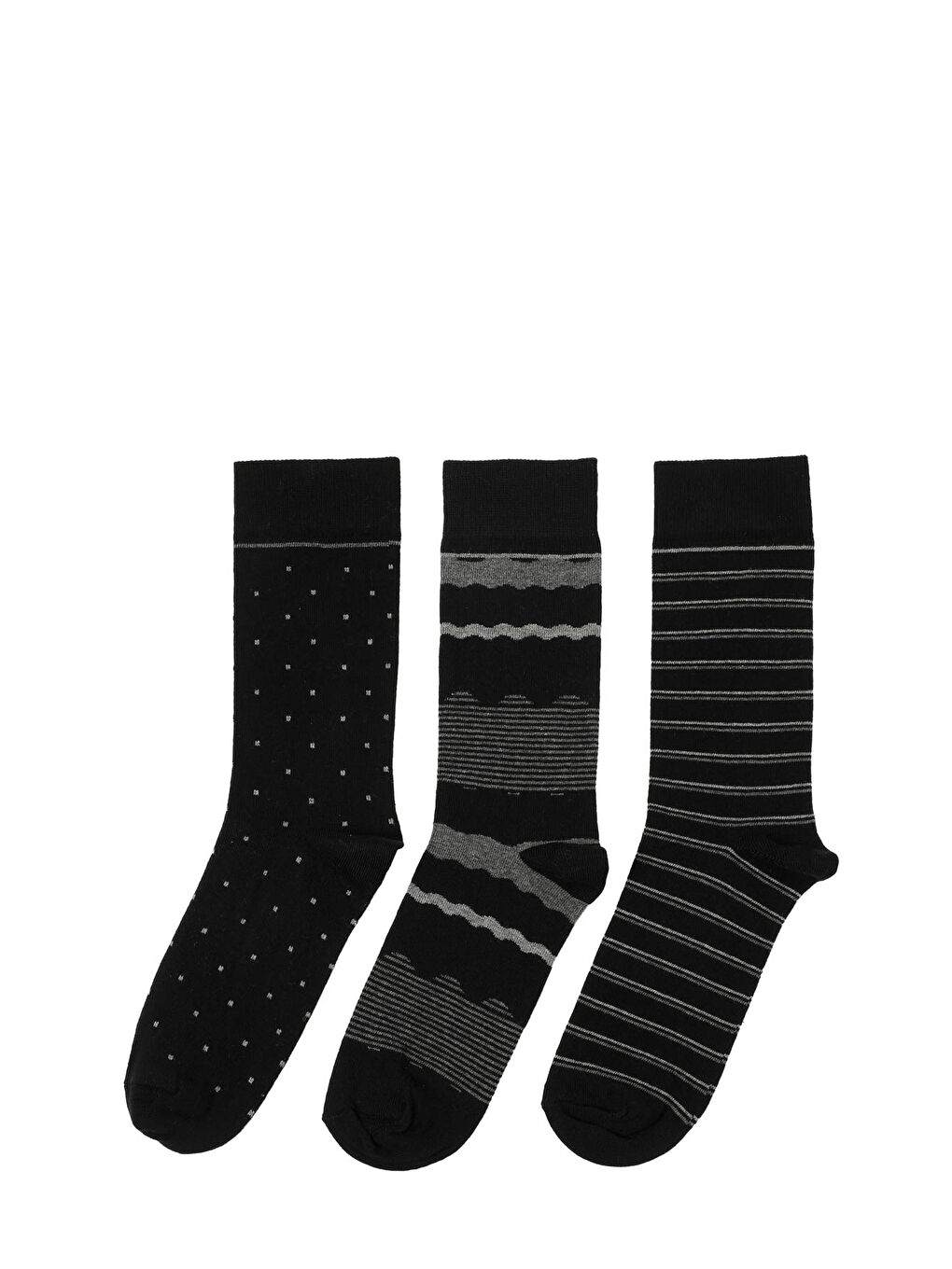 BORA 3LU SKT-M 5PR Siyah Erkek Soket Çorap