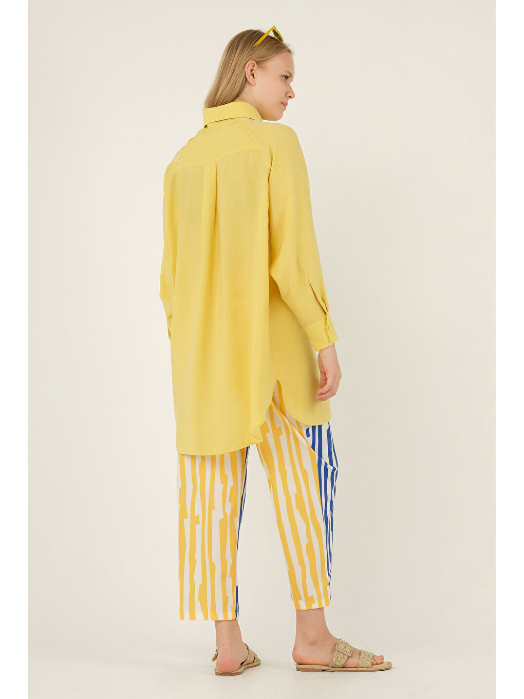 Karışık Karma Renk Pantolon-2