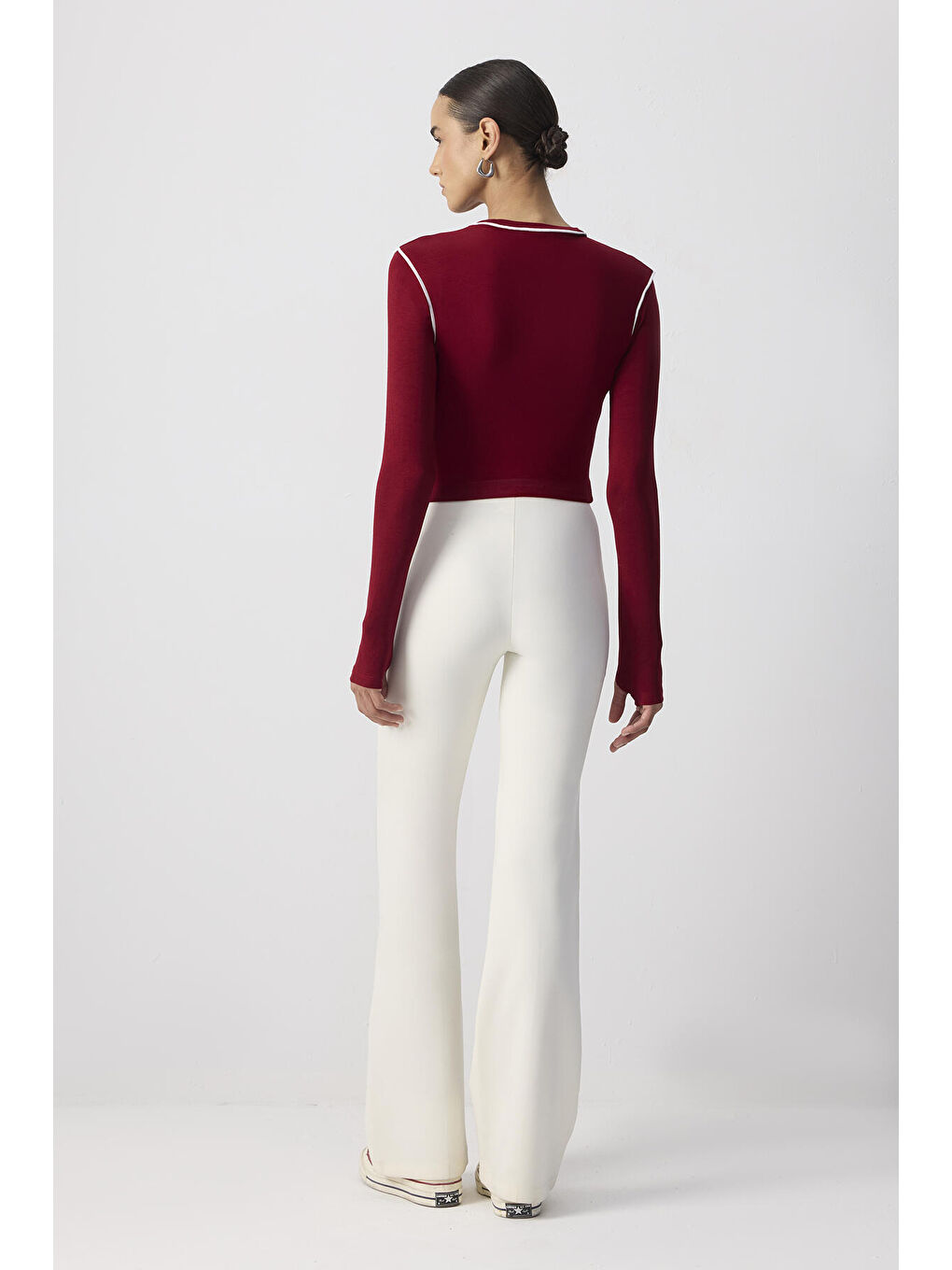 Bordo Kontrast Biyeli Body-3