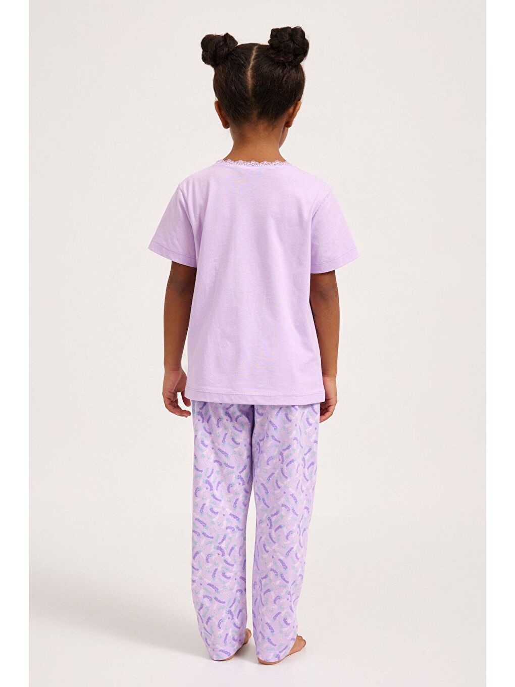 Katia And Bony Lila Lavender Kız Çocuk Pijama Alt Lila - 1