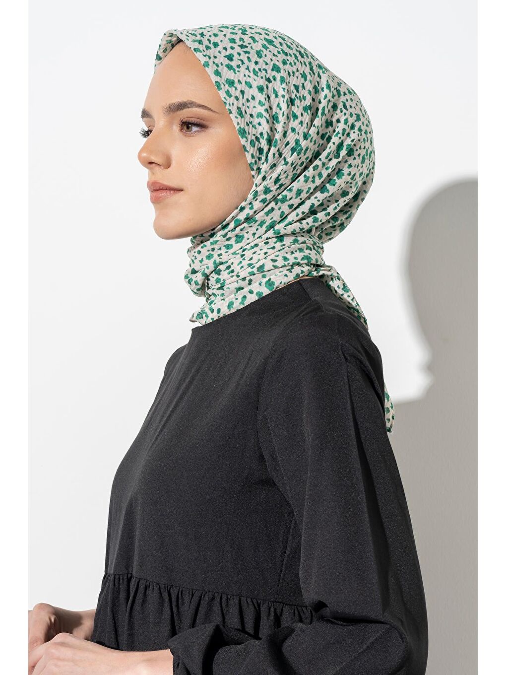 Mor Kadın Tesettür Kırışmaz Bürümcük Eşarp-3