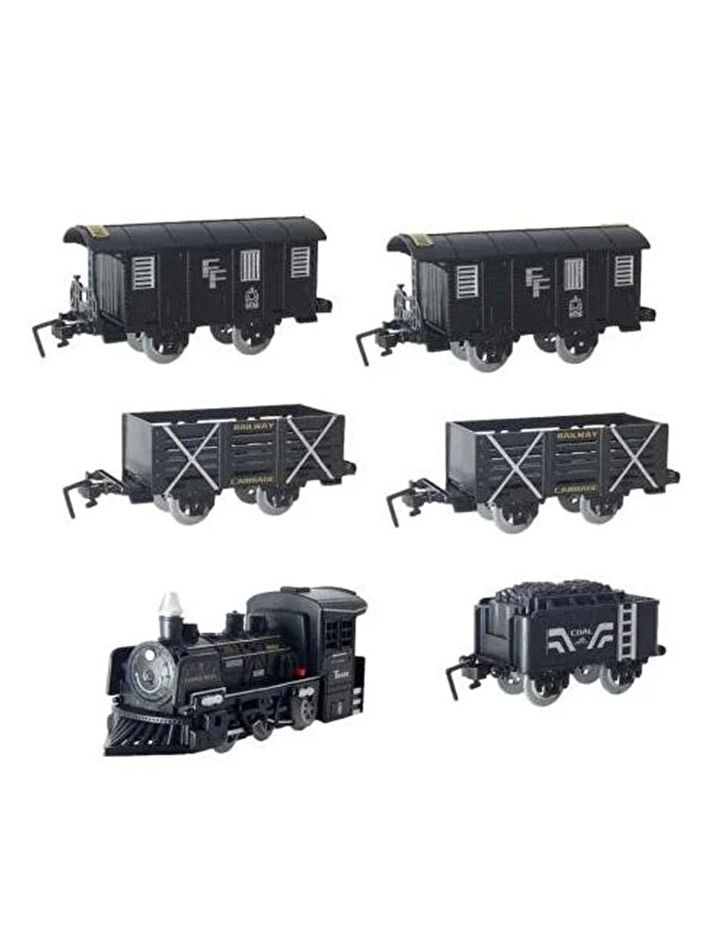 Başel Oyuncak Renksiz B O Classic Steam Deluxe Train Set 1603C - 4