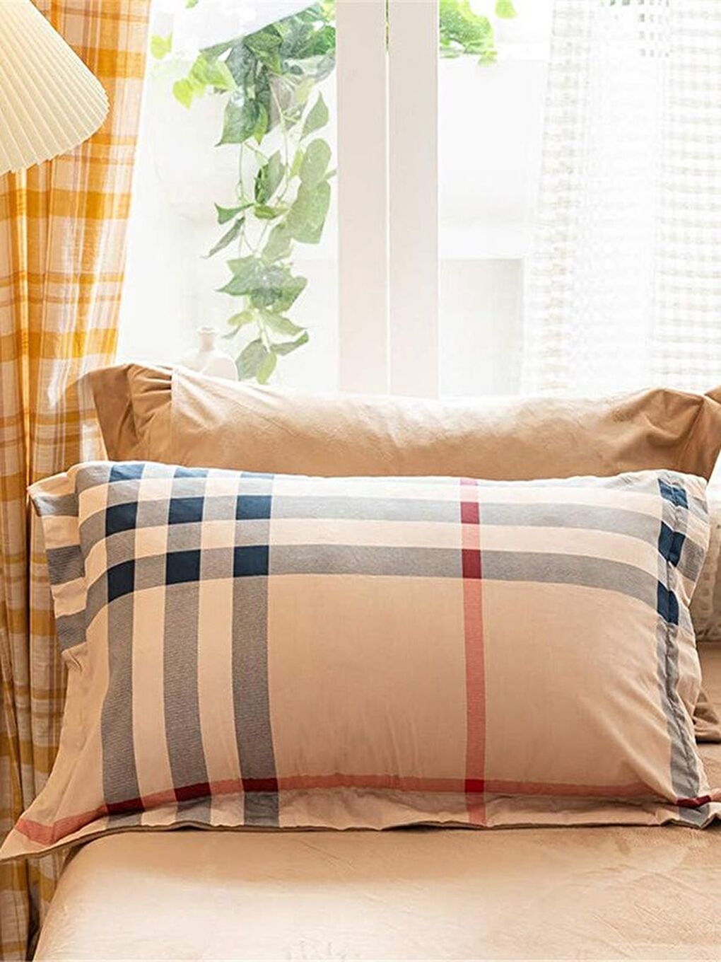 Bej Beige Nevresim Takımı %100 Pamuk Çarşafı Lastikli-2