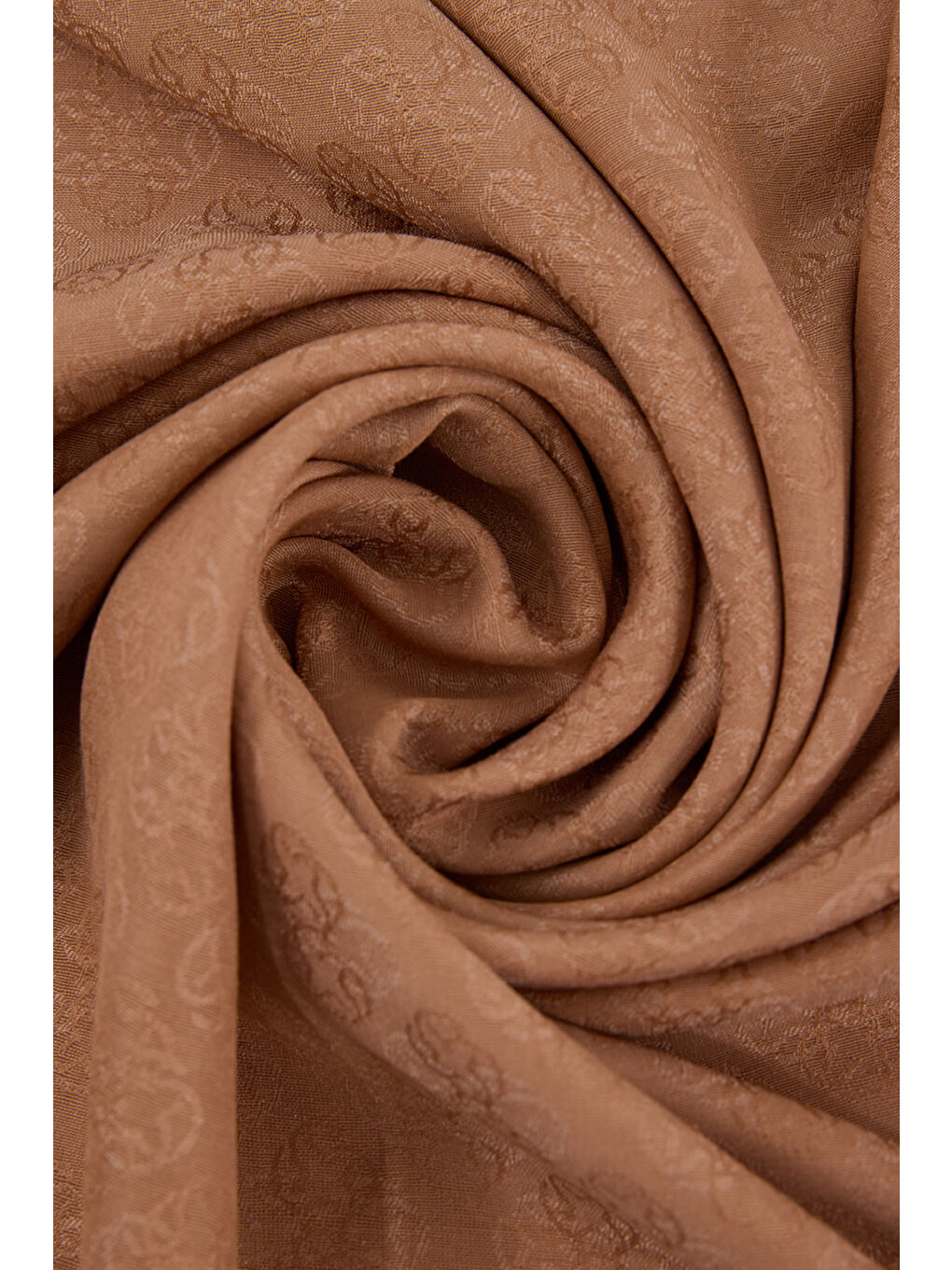 Kahverengi 75X190 Cm Monogram Jakar Şal-2