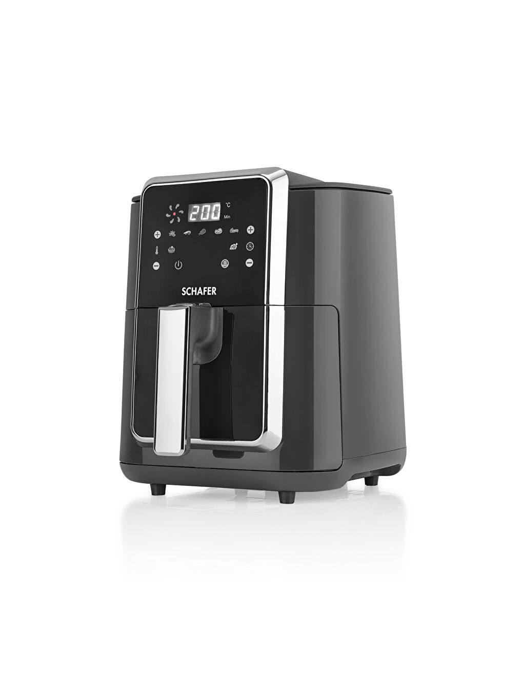 Thermochef Elegance Airfryer/Sıcak Hava Fritözü-Antrasit-2