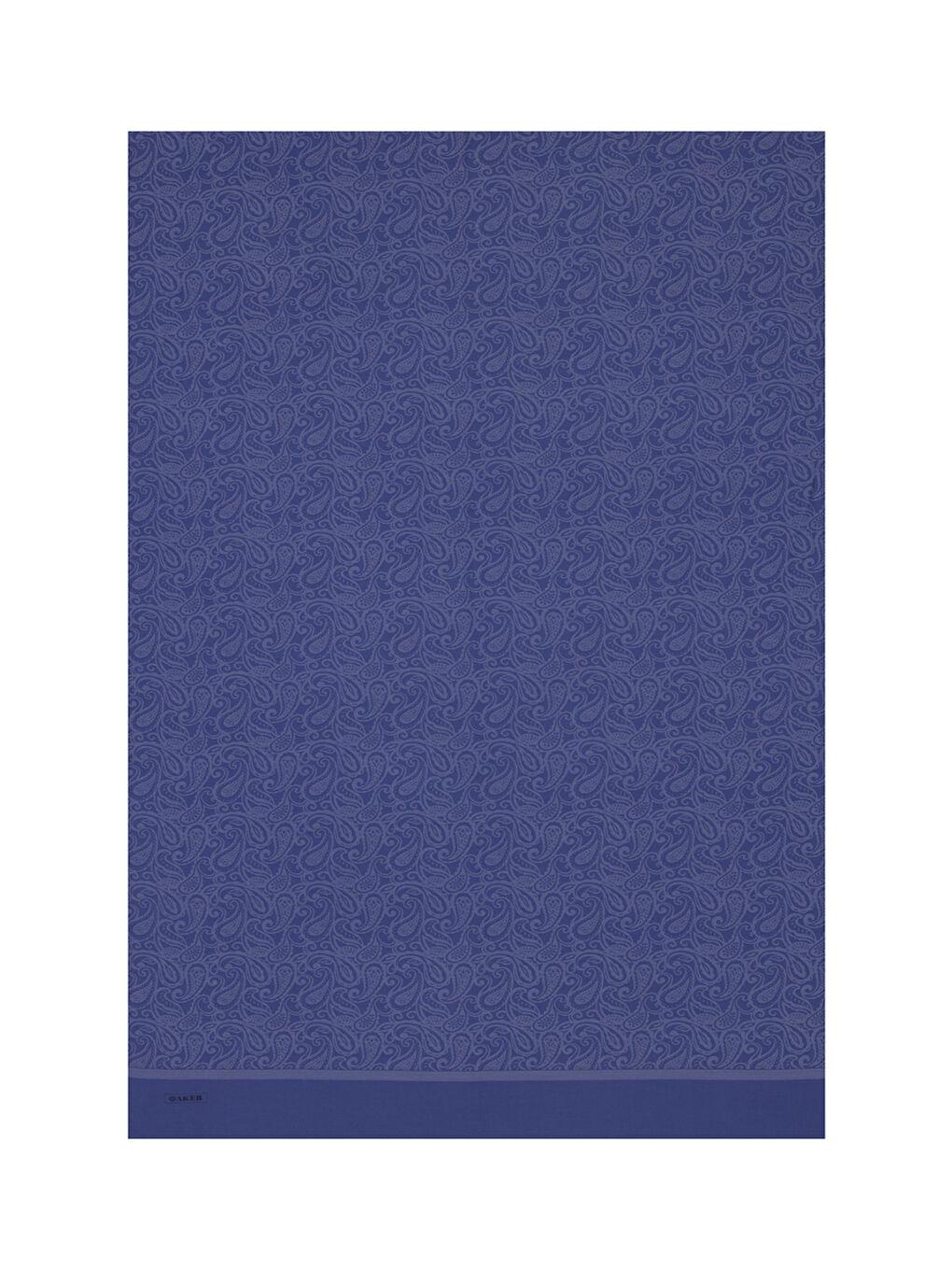 Mavi Etnik Desenli Jakar Şal