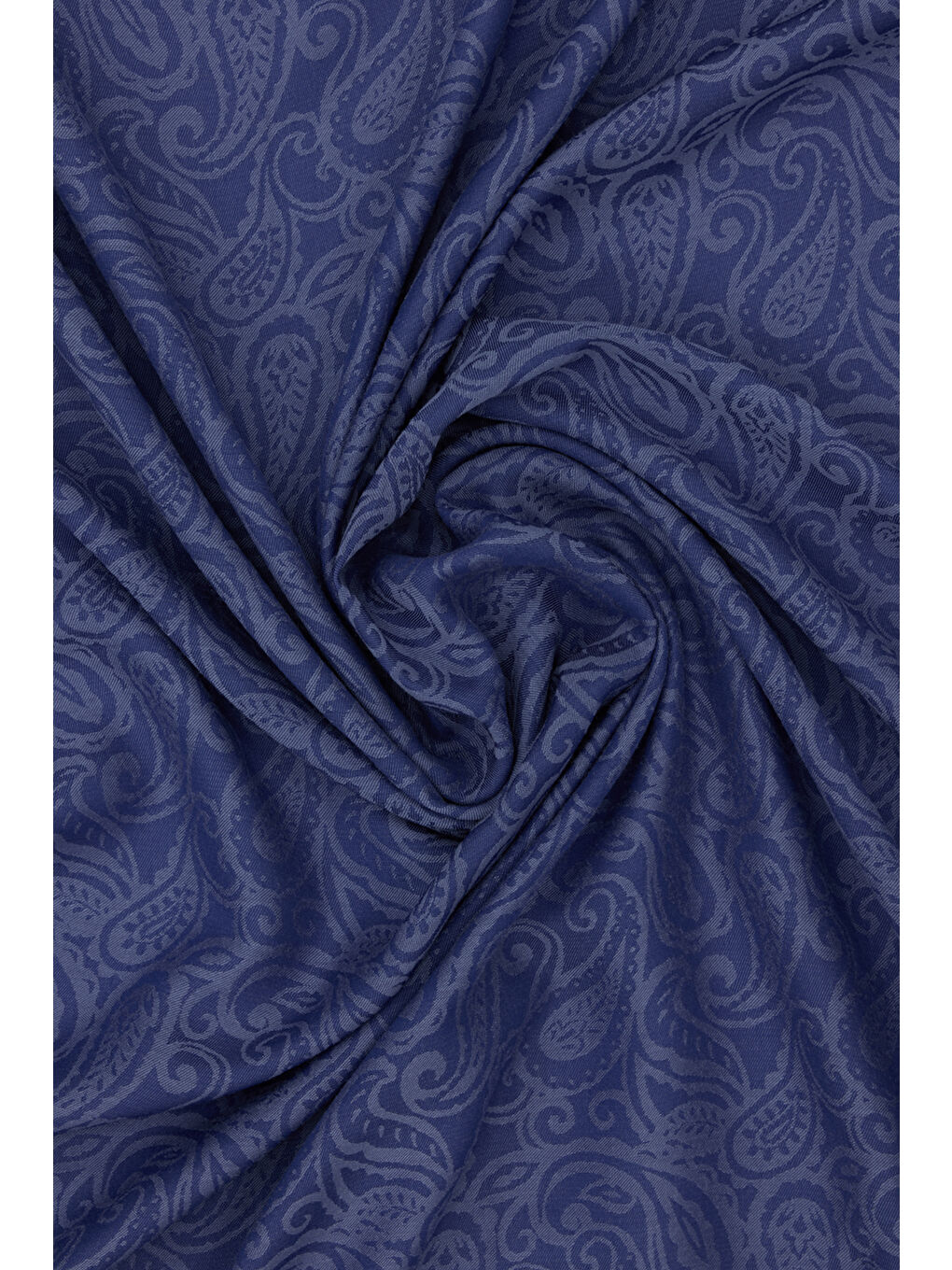 Mavi Etnik Desenli Jakar Şal-1