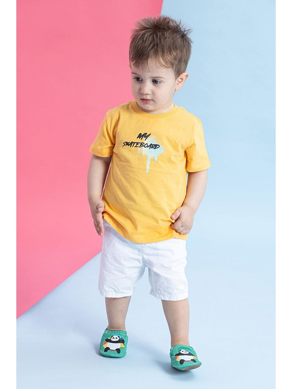 Panda Bear Hyper Nane Çayı Yeşil Barefoot Akıllı Patik-3