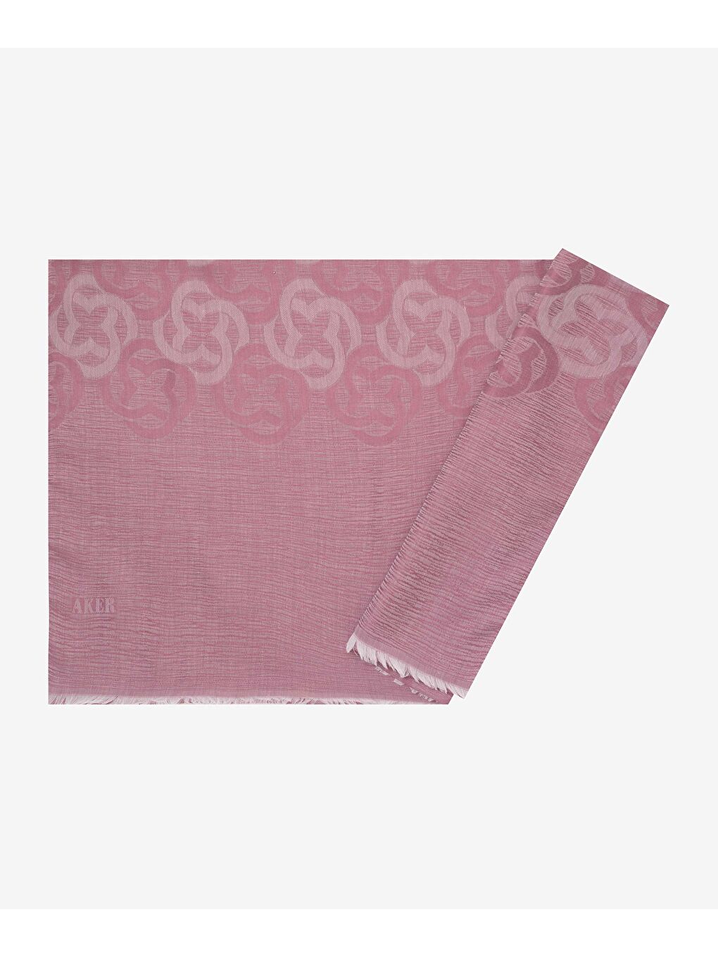 Pembe 75X190 Cm 2020500 Antik Monogram Şal