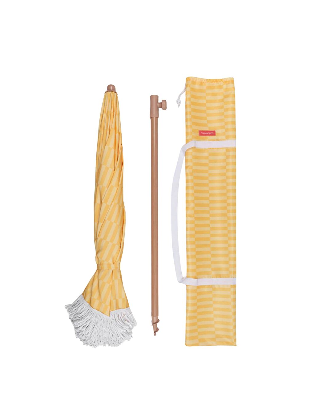 Caramel Plaj ve Bahçe Şemsiyesi Sarı-2