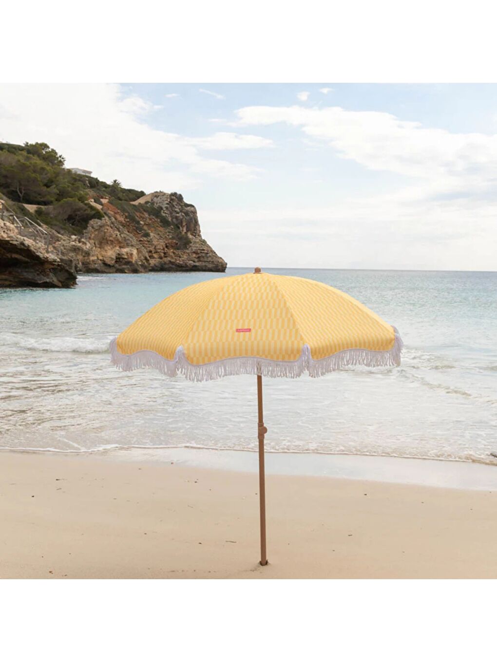 Caramel Plaj ve Bahçe Şemsiyesi Sarı-4