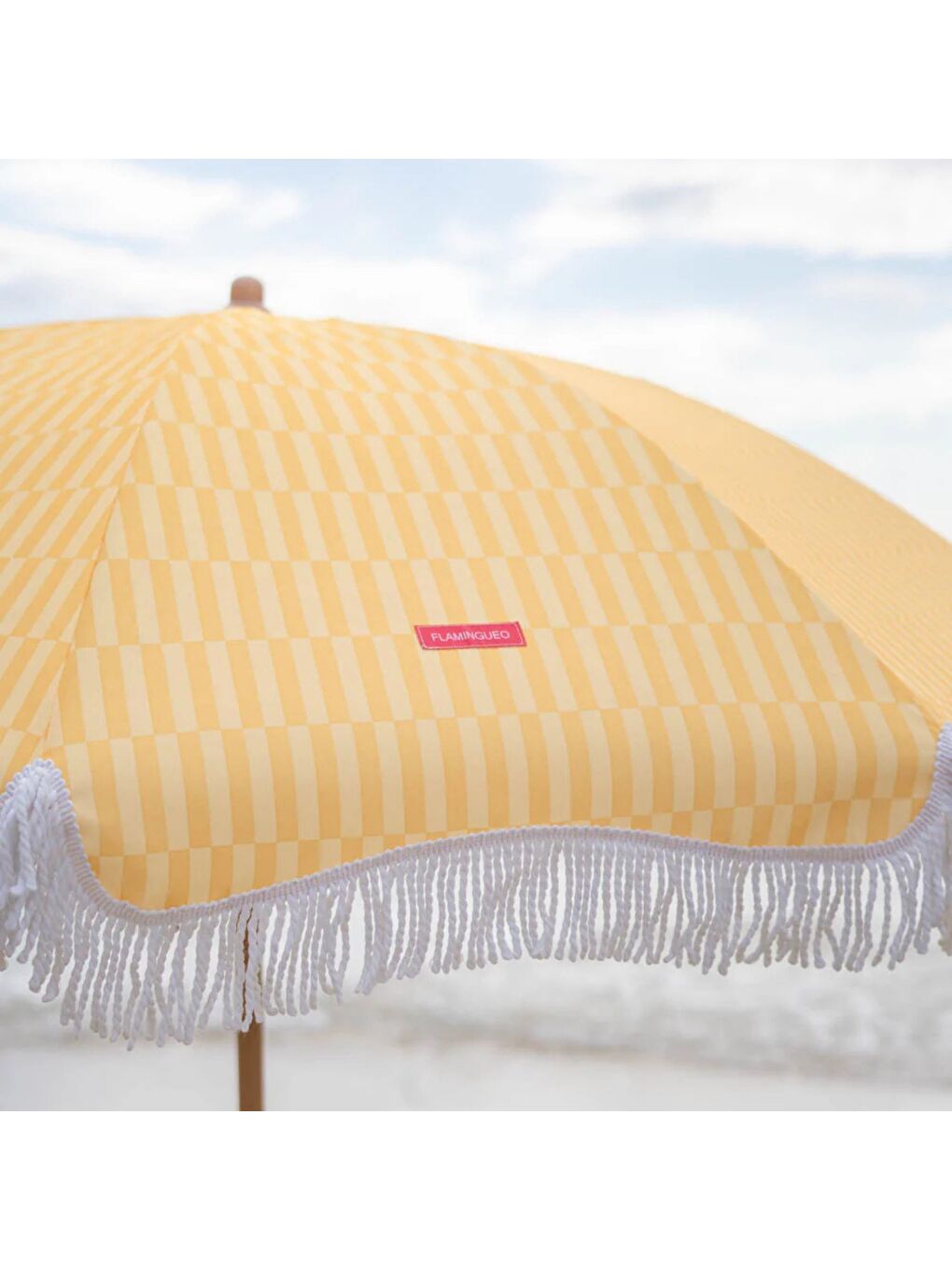 Caramel Plaj ve Bahçe Şemsiyesi Sarı-5