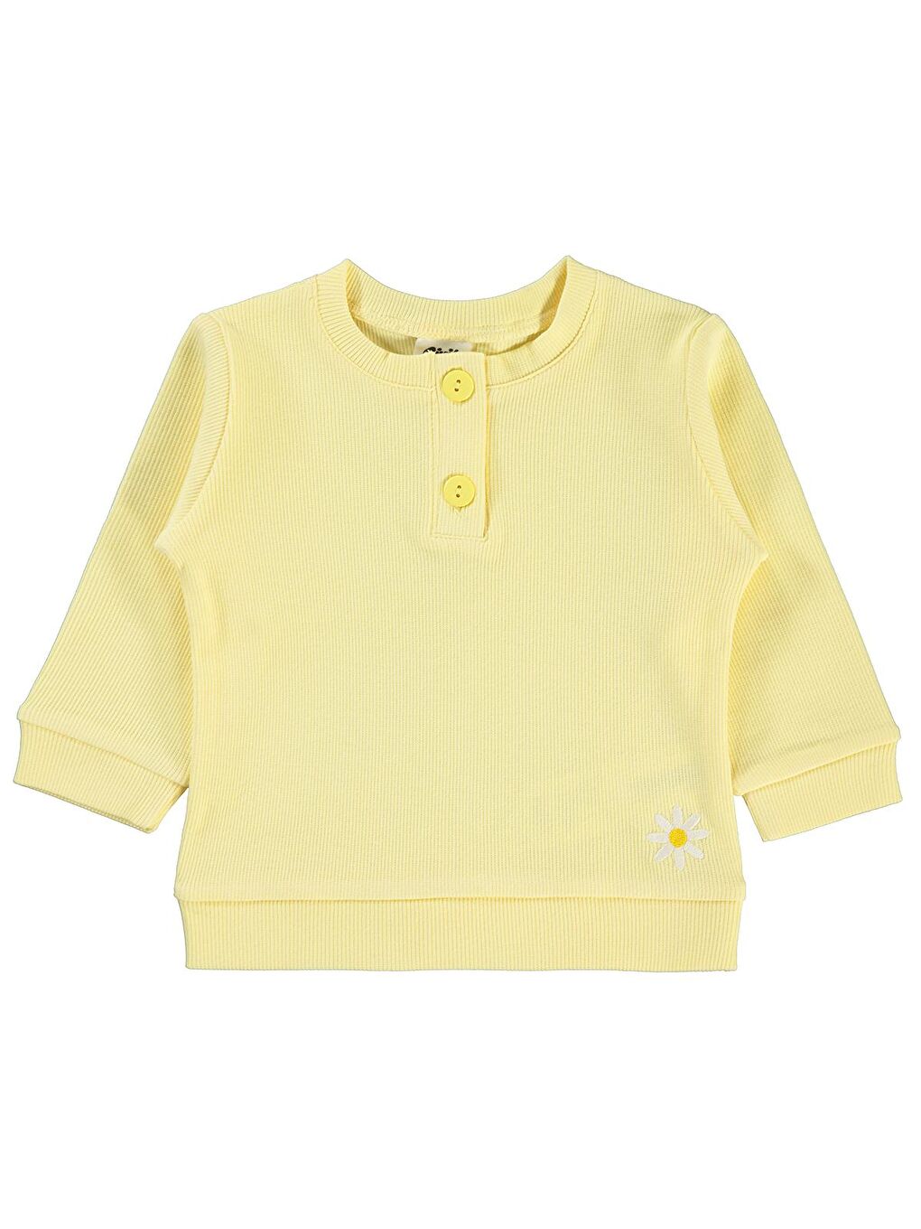 Baby Kız Bebek Sweatshirt 6-18 Ay Sarı
