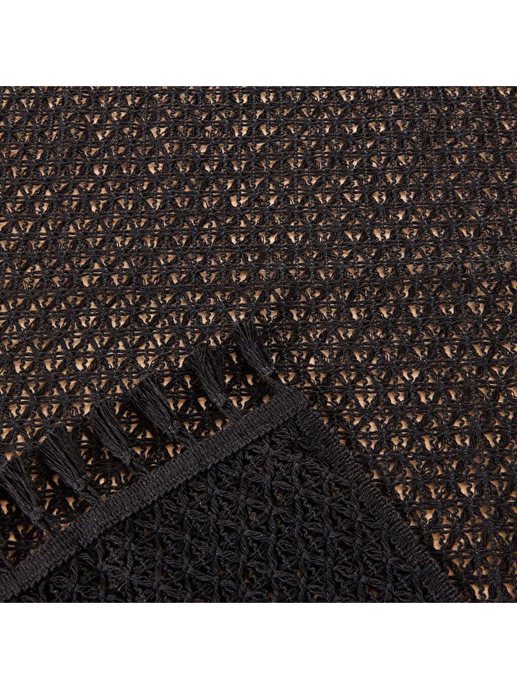 Soft Santa Runner - Siyah - 35x145 cm-2