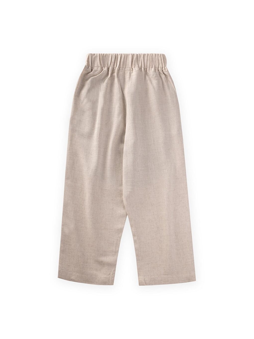Haki Erkek Çocuk Keten Pantolon-1