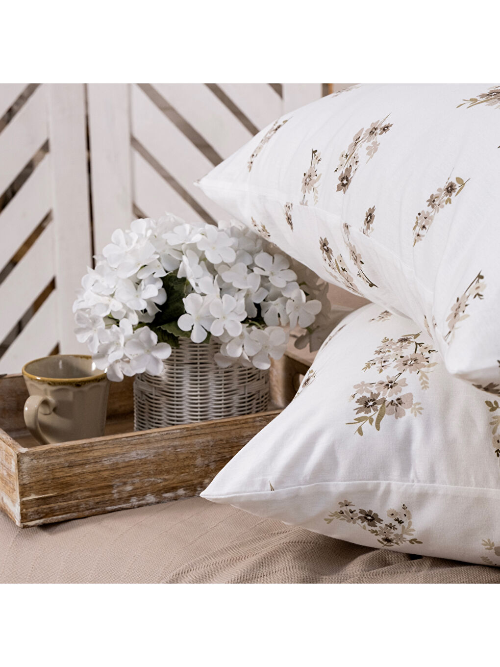 Home Hera Çift Kişilik Pike Takımı 4 Parça-Bej-5