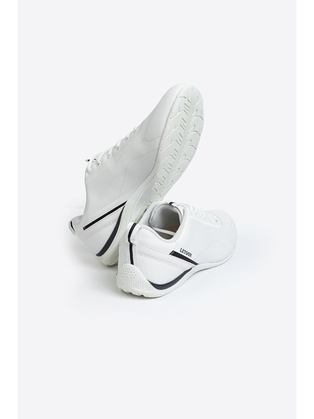 Beyaz SoftFlex Hafif Taban Erkek Sneaker-3