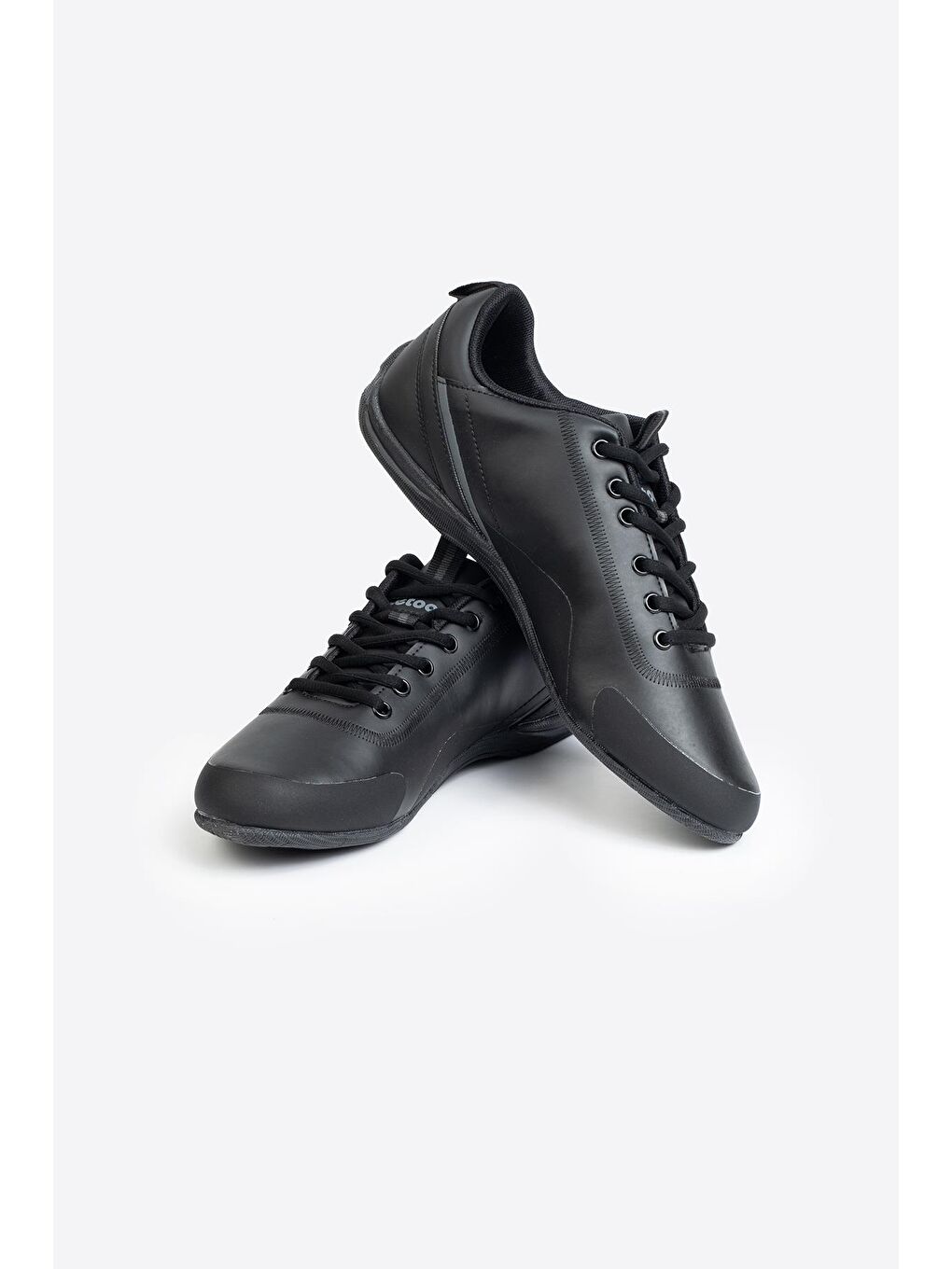 Siyah SoftFlex Hafif Taban Erkek Sneaker-4