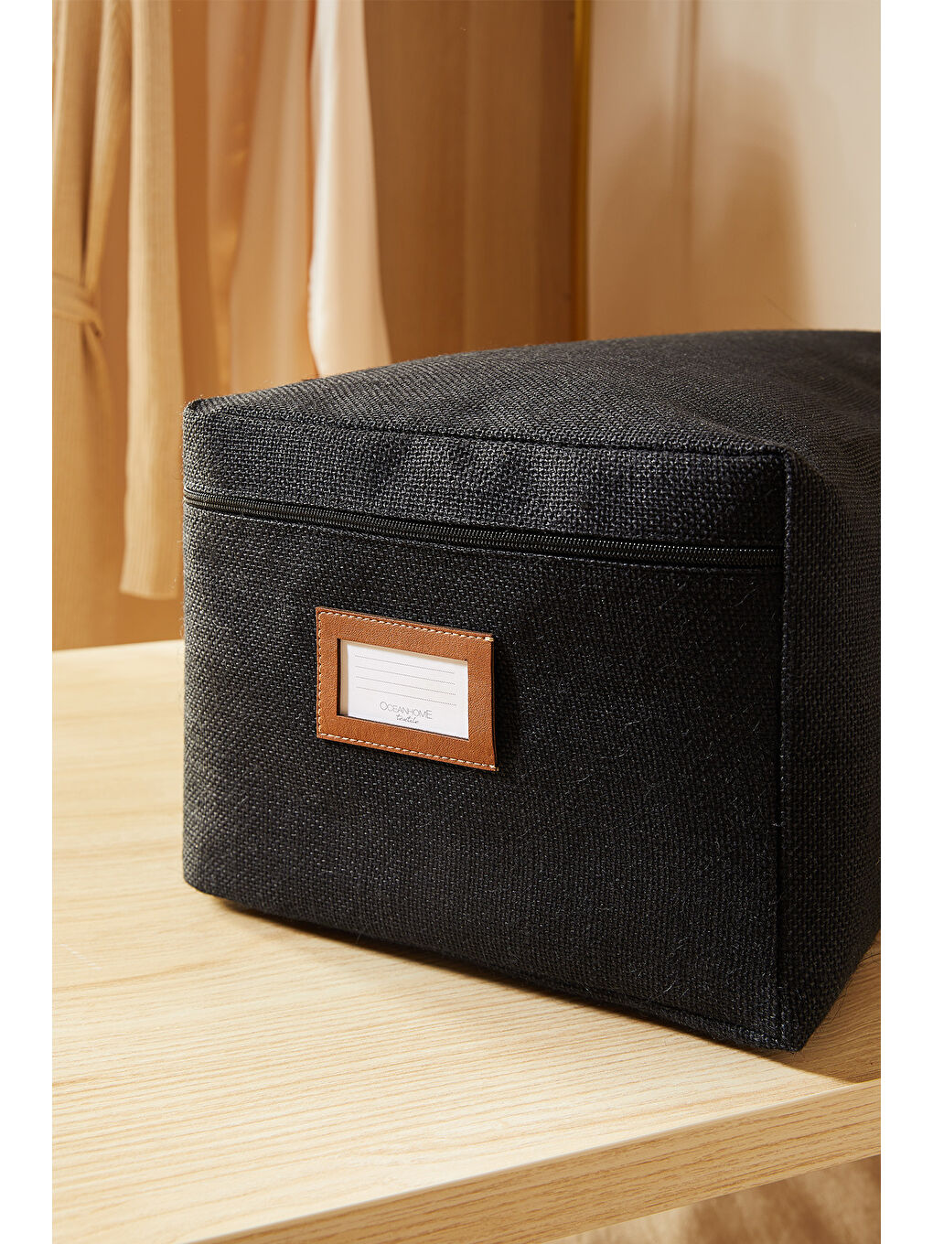 2'li Siyah Renk Jüt Baza Altı Hurç Set-3