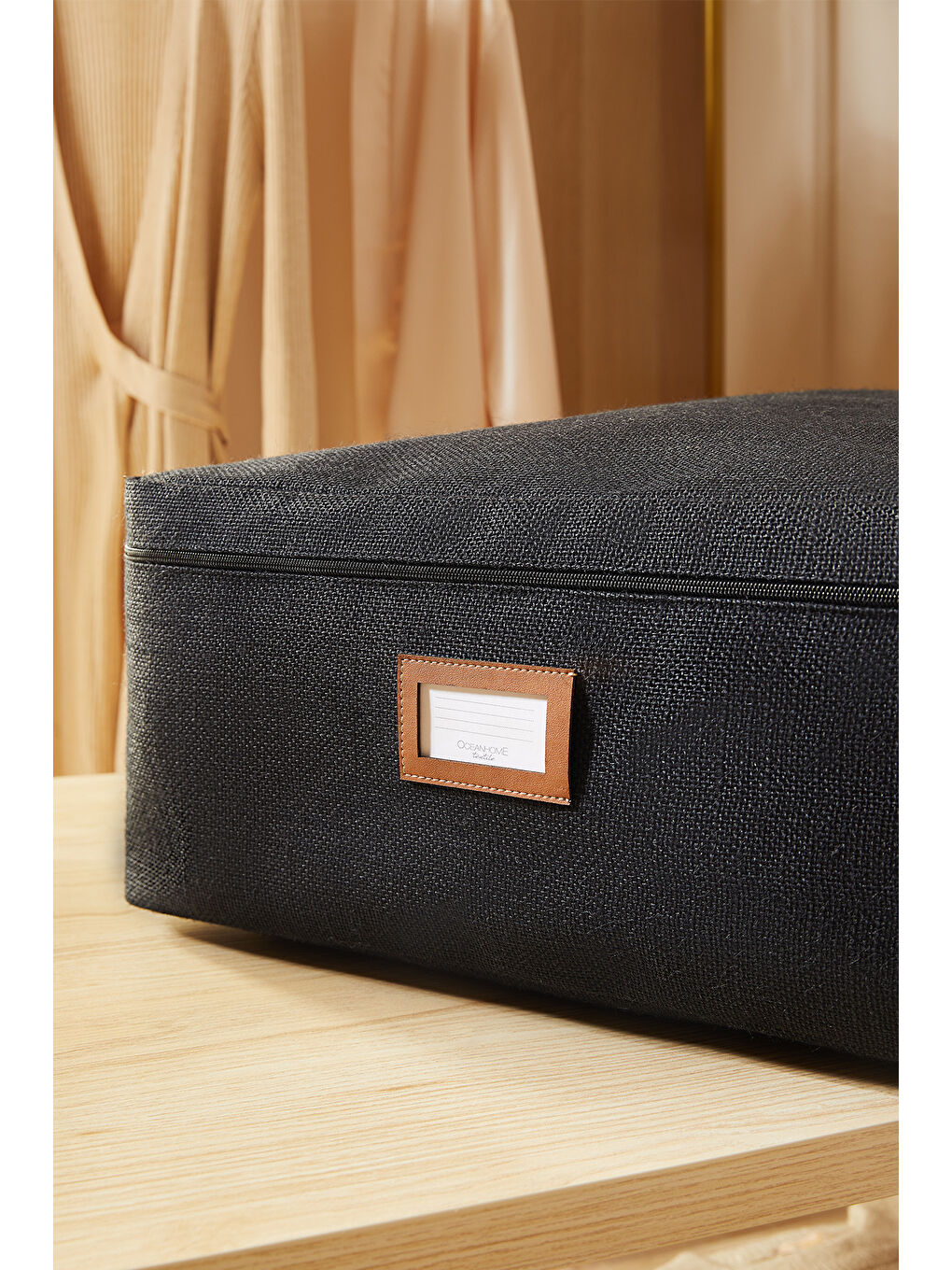 2'li Siyah Renk Jüt Baza Altı Hurç Set-4