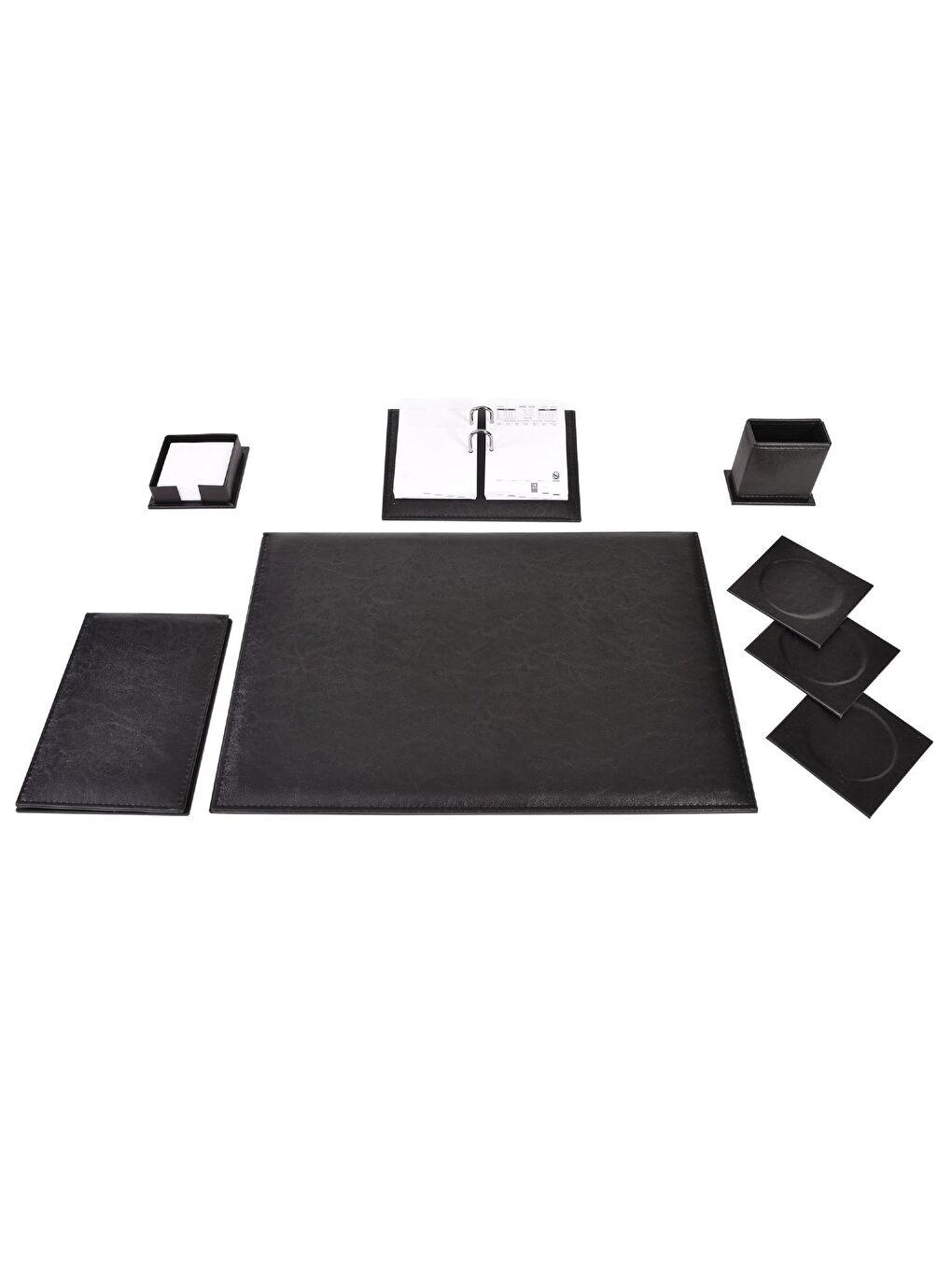 Sümen Takımı 6 Parça Napa Suni Deri Siyah Kod:903