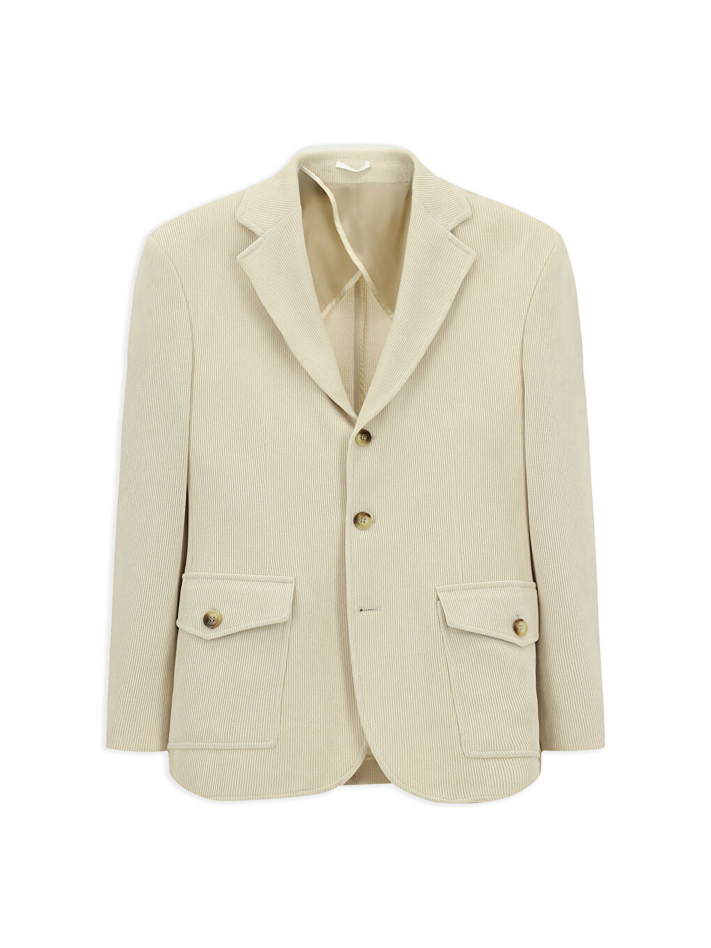 Ekru Regular Fit Desenli Spor Ceket-7