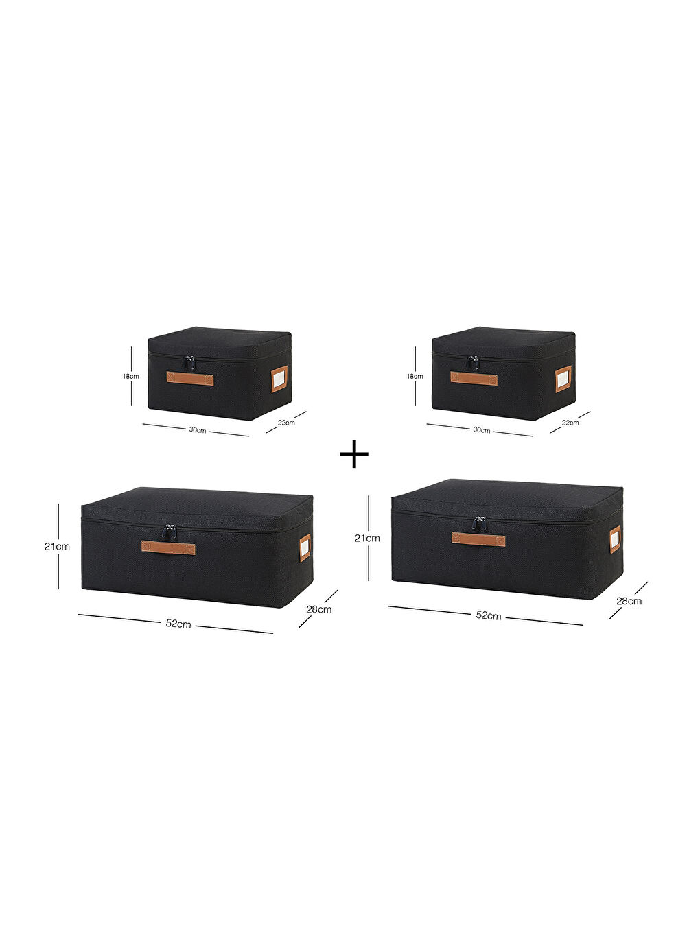 4'lü Siyah Renk Jüt Hurç Set-6