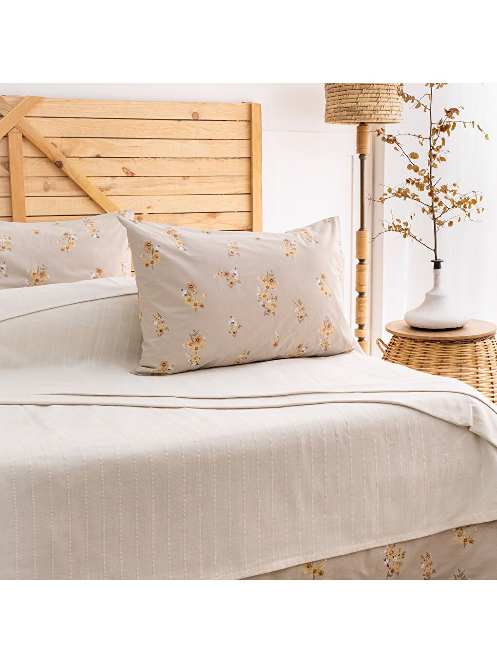 Home Hera Çift Kişilik Pike Takımı 4 Parça-Ekru-2