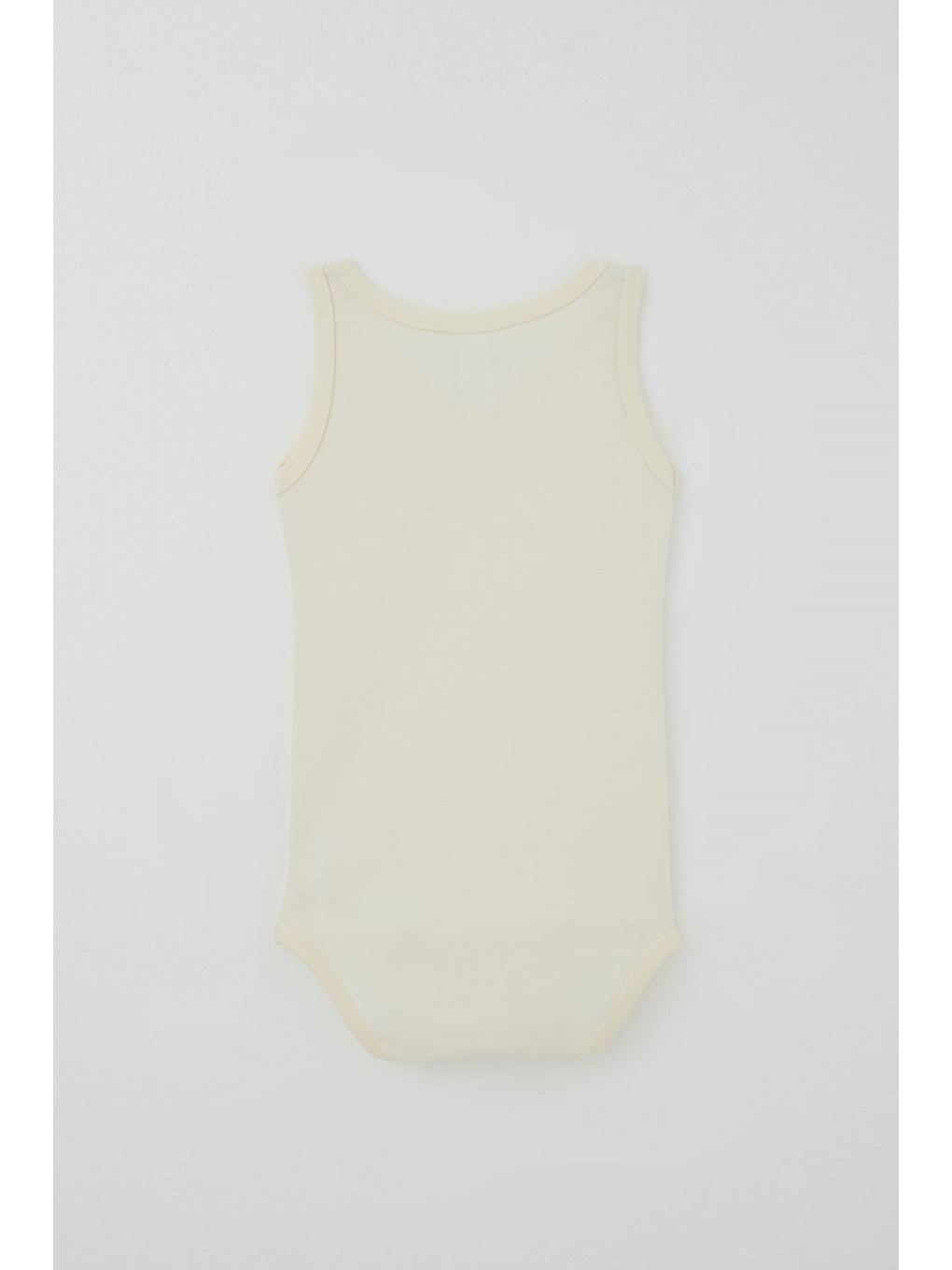 Ekru Erkek Çocuk Çıtçıtlı Atlet Zıbın Body Basic Krem (1-3 Yaş)-1