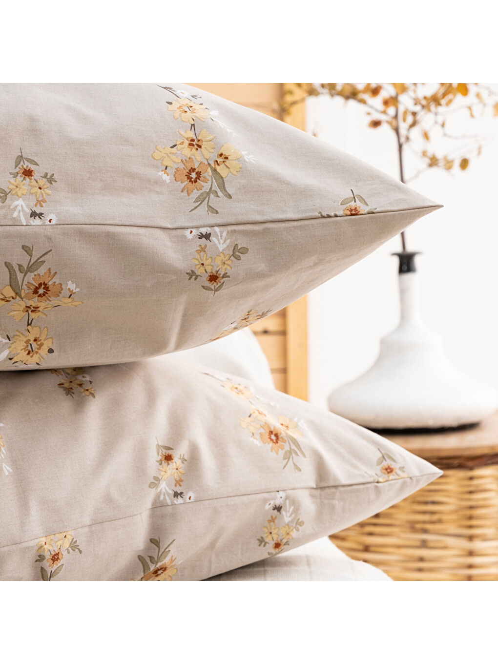 Home Hera Çift Kişilik Pike Takımı 4 Parça-Ekru-5