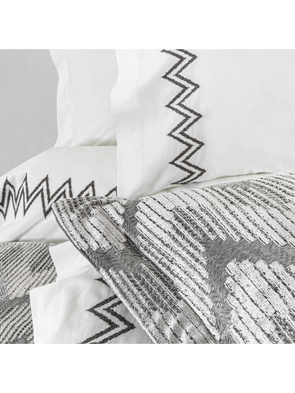 Bianca Çeyiz Seti 11 Parça-Gri-4