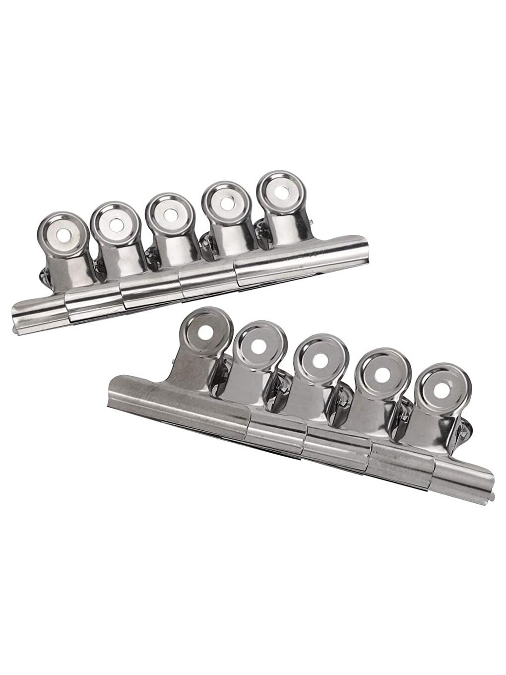 Round Clips 75 mm Metal Maşa Kıskaç 6 Adet (B2001)-4